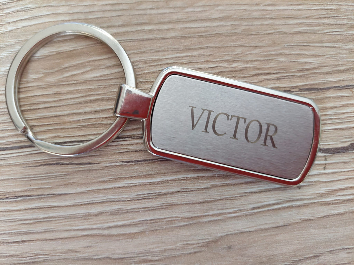 Engraved on sale metal keyrings